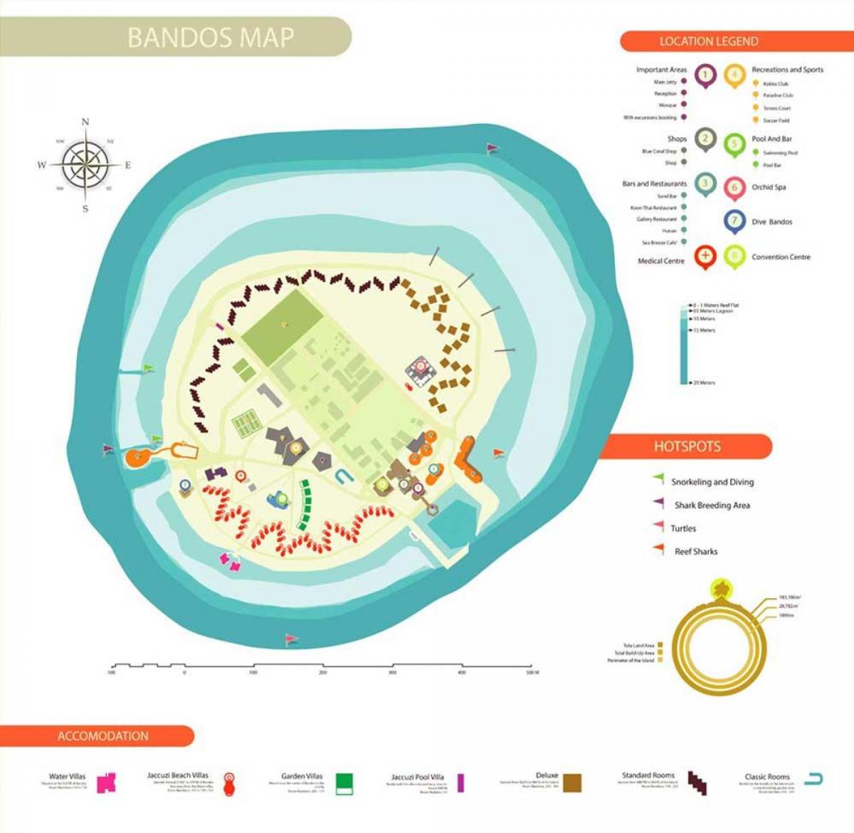 mapa de bandos maldives