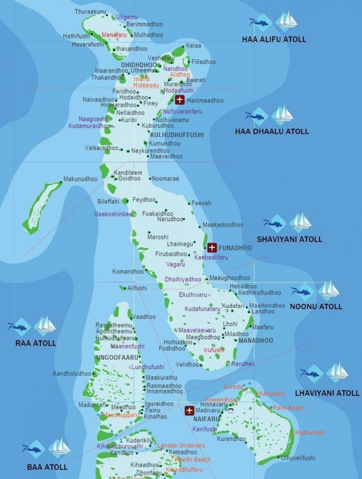 mapa de kani maldives 