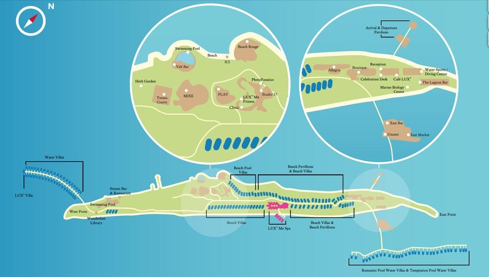lux maldives complex mapa