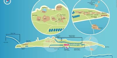 Lux maldives complex mapa