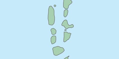 Mapa de les maldives mapa de vectors