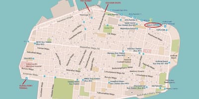 Mapa de la ciutat maldives